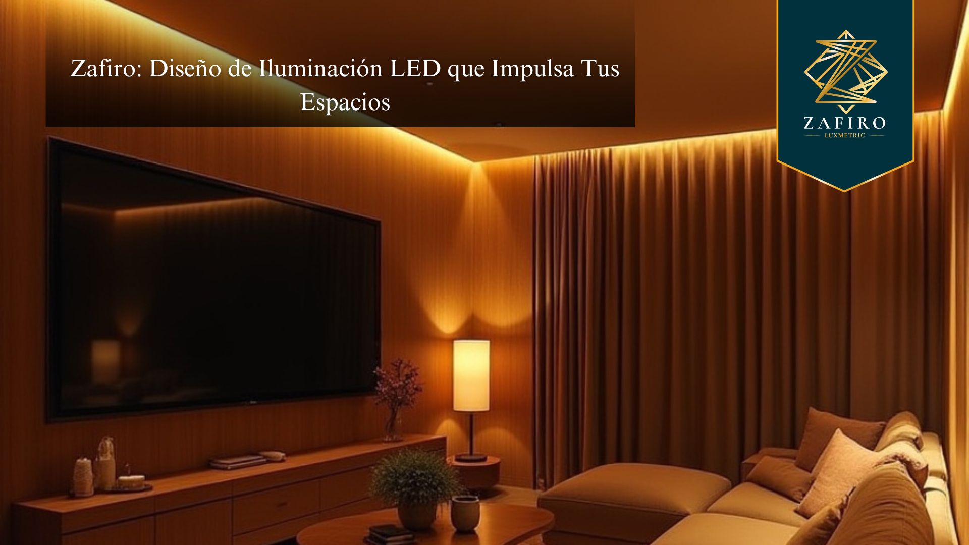 Zafiro: Diseño de Iluminación LED para Espacios Modernos
